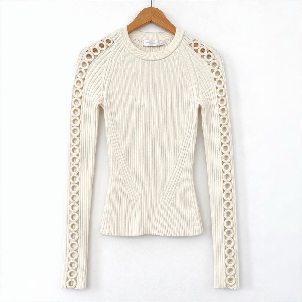 Jonathan Simkhai Knit Fitted Sweater